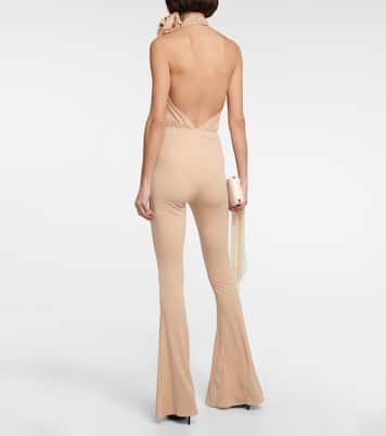 High-rise jersey flared pants | Magda Butrym