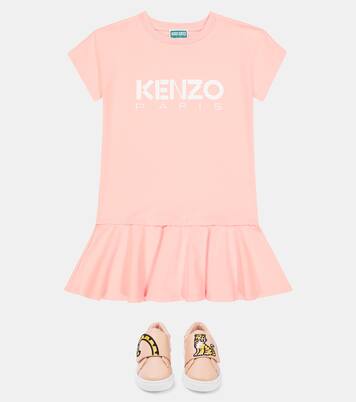 Kleid aus einem Baumwollgemisch | Kenzo Kids