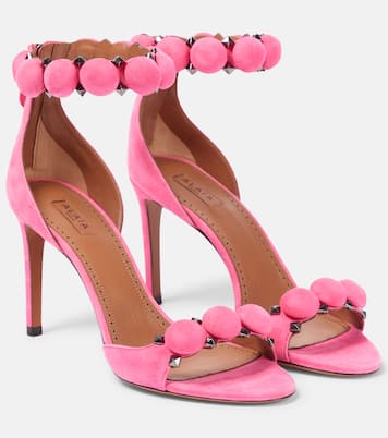La Bombe 90 suede sandals | Alaïa