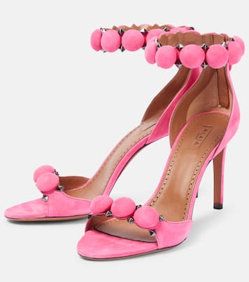La Bombe 90 suede sandals | Alaïa