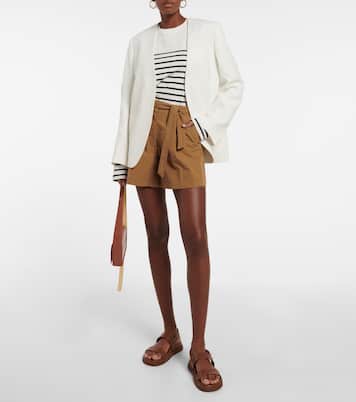 Shorts in cotone a vita alta | A.P.C.