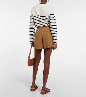 Shorts in cotone a vita alta | A.P.C.