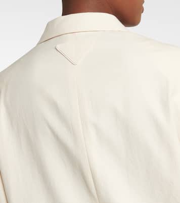Blazer doppiopetto in cotone | Prada