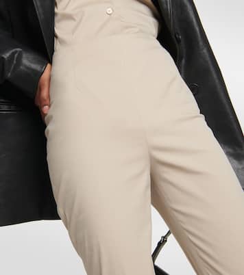 Pantaloni slim in misto cotone | Prada