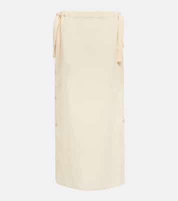 Linen-blend maxi skirt | Toteme