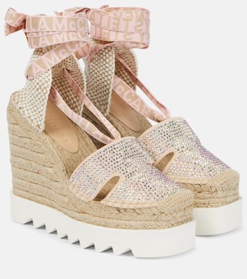 Espadrillas con zeppa e cristalli | Stella McCartney
