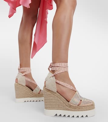 Espadrillas con zeppa e cristalli | Stella McCartney