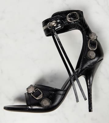 Embellished leather sandals | Balenciaga