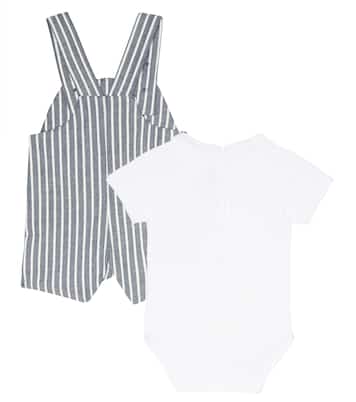 Baby cotton overalls and bodysuit set | Tartine et Chocolat