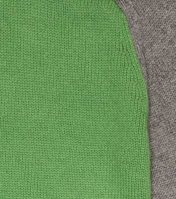 Pullover Poa in misto cotone color-block | Caramel