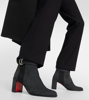 Stivaletti CL Chelsea Booty in suede | Christian Louboutin