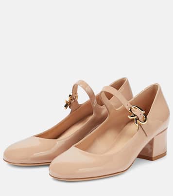 Mary Ribbon patent leather pumps | Gianvito Rossi
