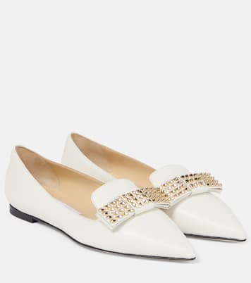 Bailarinas Gala de piel adornadas | Jimmy Choo