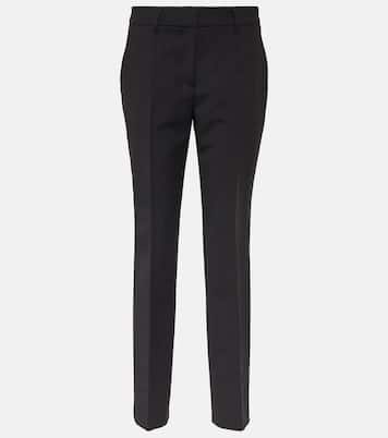 Gerade High-Rise-Hose Francisco aus Wolle | Gabriela Hearst
