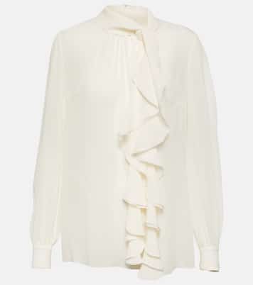 Blusa in seta con balze | Dolce&Gabbana