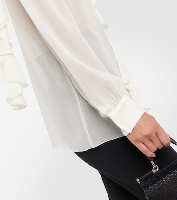 Blusa in seta con balze | Dolce&Gabbana