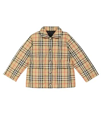 Burberry Check reversible down jacket | Burberry Kids