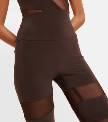 Leggings de jersey de tiro alto | Norma Kamali