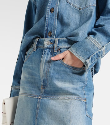 Jupe midi en jean | Victoria Beckham