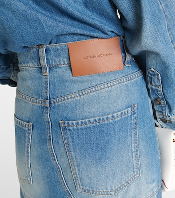 Jupe midi en jean | Victoria Beckham