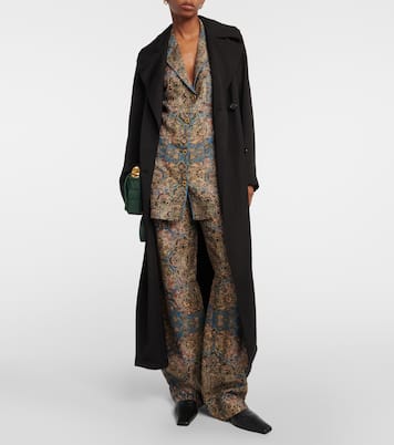 Camisa de pijama de lino estampada | Loro Piana