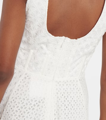 Abito midi Anglaise in cotone | Zimmermann