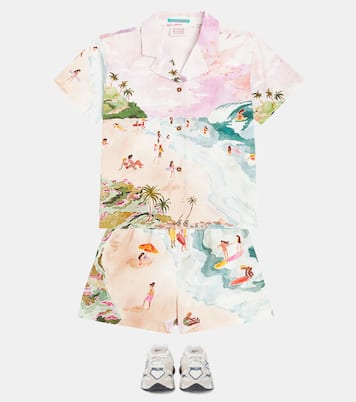 Shorts de mezcla de algodón estampado | Scotch & Soda Kids