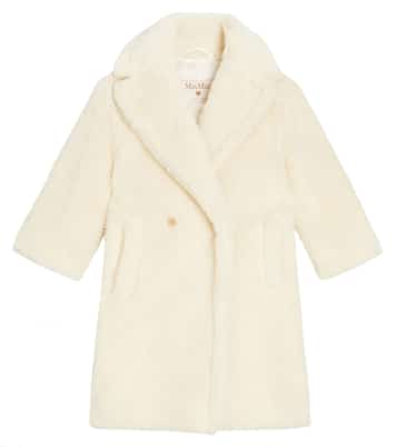 Teddy Bear Icon camel hair and silk coat | Max Mara Kids