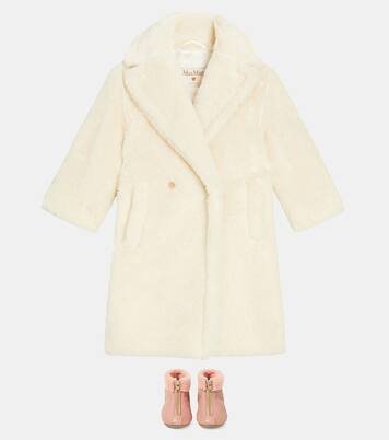 Teddy Bear Icon camel hair and silk coat | Max Mara Kids