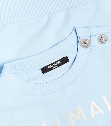 Sweatshirt aus Baumwoll-Jersey | Balmain Kids