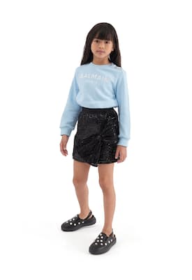 Sweatshirt aus Baumwoll-Jersey | Balmain Kids