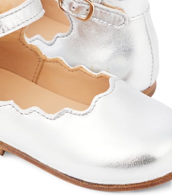 Baby leather ballet flats | Chloé Kids