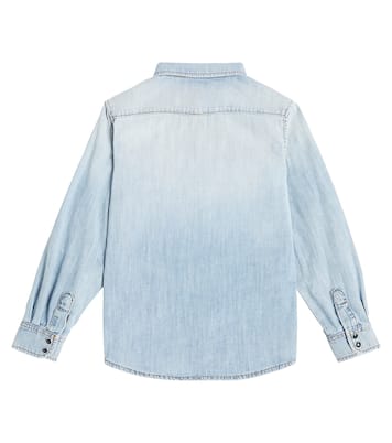 Camisa de denim con DG | Dolce&Gabbana Kids