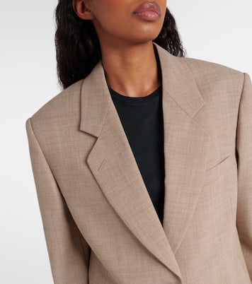 Marina virgin wool blazer | The Row