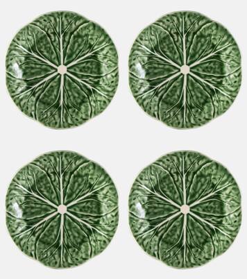 Couve set of 4 ceramic dessert plates | Bordallo Pinheiro