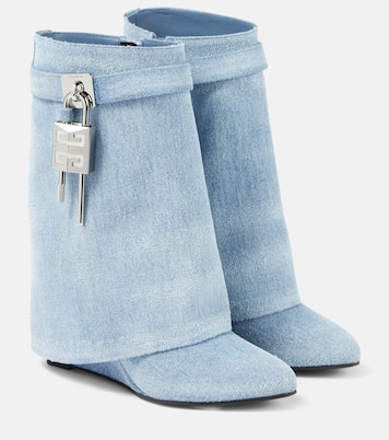 Bottines Shark Lock en jean | Givenchy