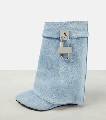 Bottines Shark Lock en jean | Givenchy