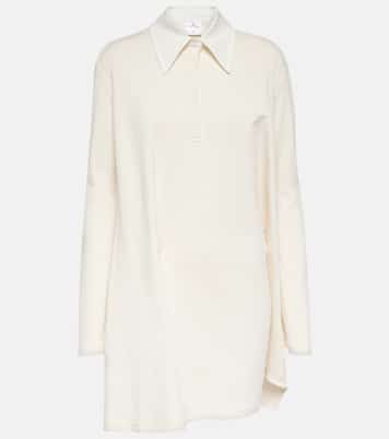 Miniabito in piqué di misto cotone | Courrèges