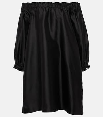 Minikleid Lepre aus Seide und Baumwolle | Max Mara