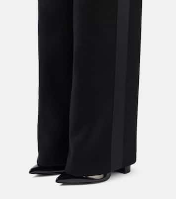 Botas altas con ribete de piel | Sacai