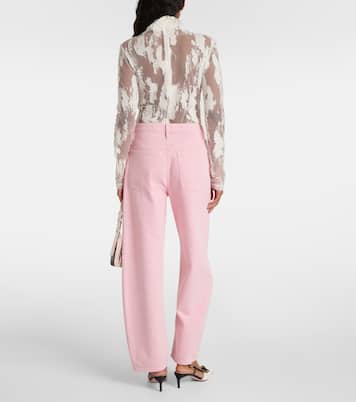 Jeans a gamba larga e vita alta | Frame