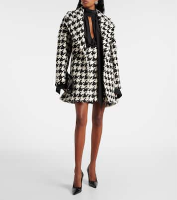 Manteau croisé à motif pied-de-poule | Nina Ricci
