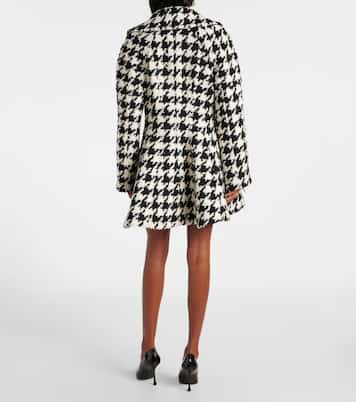 Manteau croisé à motif pied-de-poule | Nina Ricci