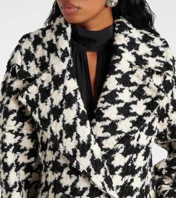 Manteau croisé à motif pied-de-poule | Nina Ricci