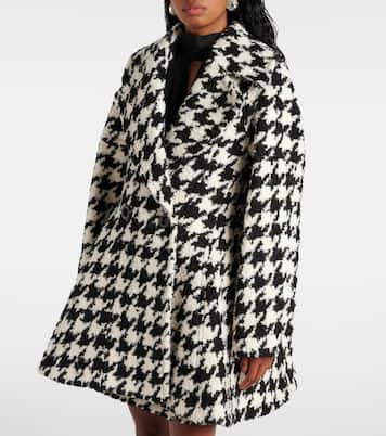 Manteau croisé à motif pied-de-poule | Nina Ricci