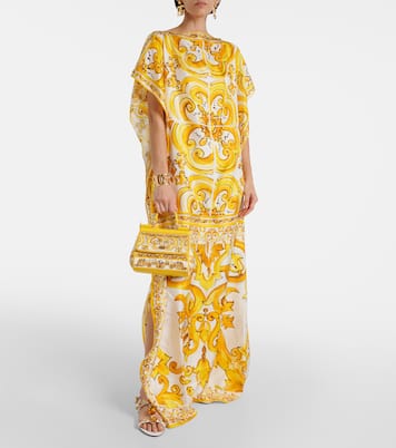 Majolica silk kaftan | Dolce&Gabbana