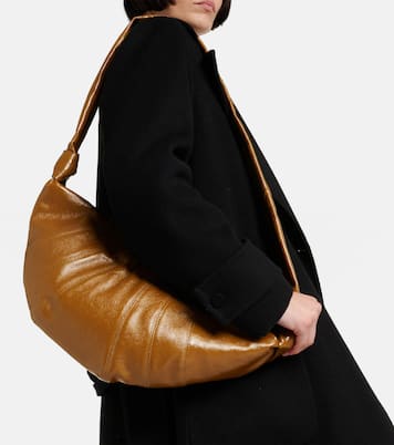 Croissant Medium coated canvas shoulder bag | Lemaire