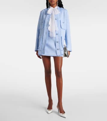Minigonna in tweed di misto lana | Dolce&Gabbana