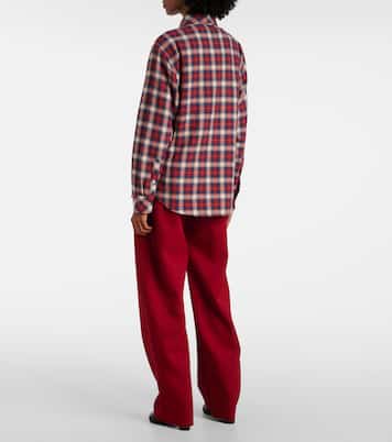 Ski Santa Fe tartan cashmere shirt | God's True Cashmere