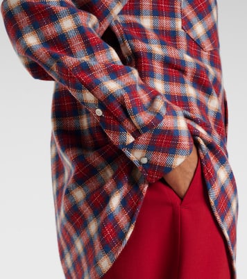 Ski Santa Fe tartan cashmere shirt | God's True Cashmere